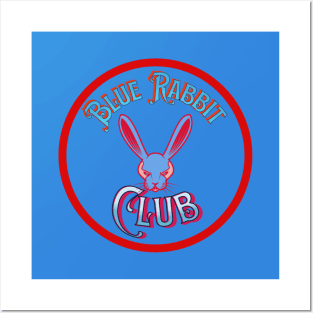 Blue Rabbit Posters and Art